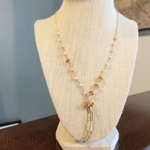 Artisan Feather Necklace